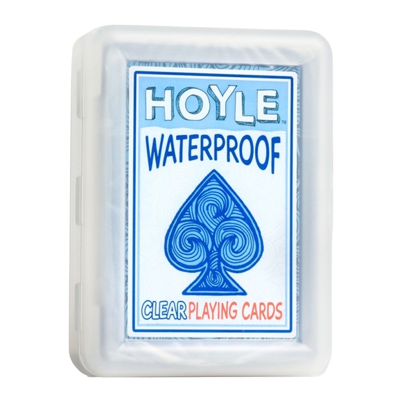 Hoyle Waterproof Clear Playing Card Game - Picture 1 of 2